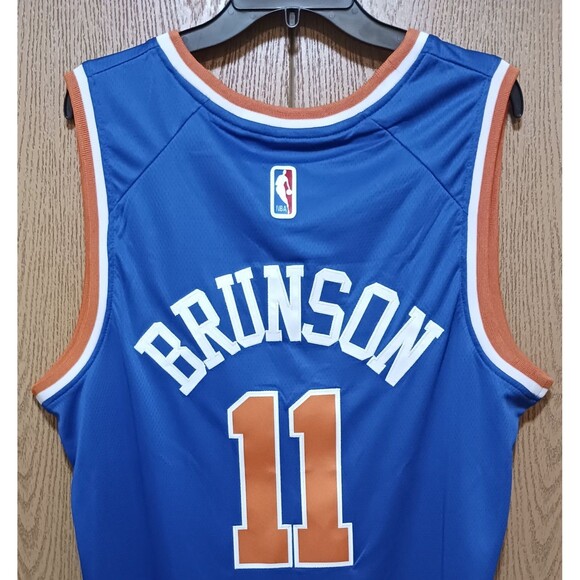 Jalen Brunson (Nike)-(Knicks)-(Jersey)-(New Condition)-(Blue)-(Size:XL)-$95.00 - Picture 7 of 10